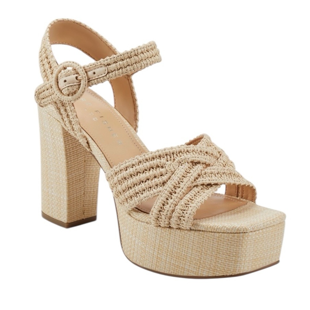 NWT MARC FISHER LTD CHESSE PLATFORM HEELS‎ WOMENS SIZE 10